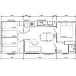 营地 Mobil-home 35m² Avec Terrasse Pour 6 Personnes - Api-1-52-561 *